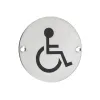 Zoo Hardware Sex Symbol - Disabled - 76mm dia - Stainless Steel