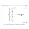 Pewter 7" H Hinge (pair)