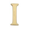 Heritage Brass Alphabet I Pin Fix 51mm (2") Satin Brass Finish
