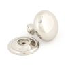 Polished Nickel Mushroom Cabinet Knob 38mm