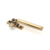 Polished Bronze Locking Art Deco Fastener - RH