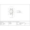 Burnished Brass Fitch Fastener
