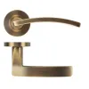 Zoo Hardware Toledo lever on rose - Antique Brass
