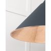 Smooth Copper Hockley Pendant in Soot