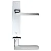 Zoo Hardware Venice lever on latch backplate - Polished Chrome
