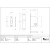 SSS 50mm Sliding Door Lock