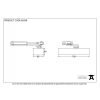 Black Size 3 Door Closer & Cover