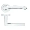 Zoo Hardware Santiago lever on rose - Polished Chrome