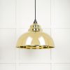 Smooth Brass Harborne Pendant