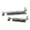 Pewter 6" Straight Door Bolt