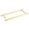 Bari Pull Handles 300mm Satin Brass Back to Back - By Frelan Hardware - JV1800SBB2B