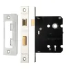 Zoo Hardware 3 Lever Sash Lock 3" - smaller case - Satin Stainless