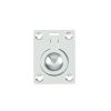 Jedo 38x50mm Flush Rings 38x50mm Polished Chrome - By Frelan Hardware - JV424APC