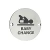 Zoo Hardware Baby Change - 76mm dia - Satin Stainless