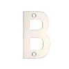 Zoo Hardware Letter - B - 75mm - Stainless Steel