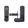 Borg BL2601 MG Pro ECP - Easicode Pro, Marine Grade Hex Knob Keypad, Inside Paddle Handle Optional Holdback, MG Pro (Black) Finish