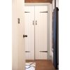 Beeswax 12" Penny End T Hinge (pair)