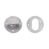 Zoo Hardware Replacement Nightlatch Turn and Escutcheon - 45x2mm Rose - Satin
