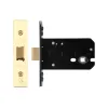 Zoo Hardware Flat latch - 102mm C/W PVD Forend and Strike