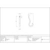Satin Chrome Anchor Coat Hook