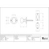 Pewter Oval Rack Bolt