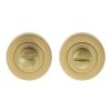 Jedo Designer Turns & Releases 50mm Round Rose no Indicator 50x10mm Satin Brass - By Frelan Hardware - JV2666SB