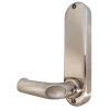 Borg BL5000 SS ECP - Easicode Pro, Round Bar Lever Handle Keypad & Inside Handle (No Device/With Optional Free Passage), Stainless Steel (SS) Finish
