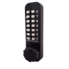 Borg BL2621 MG Pro ECP - Easicode Pro, Marine Grade Hex Knob - Back To Back Keypads, 60mm Tubular Latch, MG Pro (Black) Finish