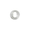 Zoo Hardware Oval Profile Escutcheon - 50mm Dia - Stainless Steel