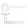 Zoo Hardware Vigo lever on rose - Polished Chrome