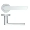 Zoo Hardware Valencia lever on rose - Satin Chrome