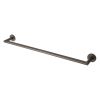 Stainless Steel Single Towel Rail - Matt Black