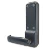 Borg BL7001 MG Pro ECP - Heavy Duty, High Traffic - Easicode Pro Flat Bar Lever Handle Keypad & Flat Bar Inside Handle, 60mm Tubular Latch, MG Pro (Black) Finish