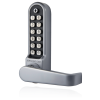 Borg BL5400 SS ECP - Easicode Pro, Flat Bar Lever Handle Keypad & Flat Bar Inside Handle (No Device/With Optional Free Passage), Stainless Steel (SS) Finish