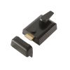 Jedo Standard Stile Night Latches 90mm Black - By Frelan Hardware - JL5021BL