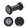 Zoo Hardware Door Viewer with Glass Lens - Matt Black