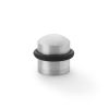 Alexander & Wilks - Dome Top Floor Mounted Door Stop -  Satin Chrome