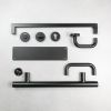Atlantic D Pull Handle [Bolt Through] 450mm x 19mm - Satin Stainless Steel