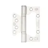 Zoo Hardware Grade 11 flush / interleaf hinge pair - Satin Stainless