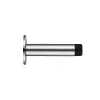 Zoo Hardware Door Stop - Cylinder with Rose 70mm - Face Fix - Polished Chrome