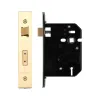 Zoo Hardware 3 Lever Replacement Sash Lock - 76mm c/w PVD Forend and Strike