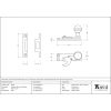 Satin Chrome Prestbury Sash Hook Fastener