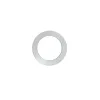 Zoo Hardware Spare screw on rose pack - Satin Chrome