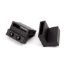 100kg Black Sliding Door Hardware Kit (2m Track)