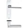Zoo Hardware Venice lever on lock backplate - Polished Chrome