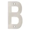 Zoo Hardware Letter - B - 102mm - Satin Stainless