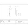 Satin Chrome Traditional Coat Hook