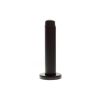 Atlantic Premium Wall Mounted Door Stop on Concealed Fix Rose - Matt Black