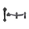 Black Iron Rustic Gate Latch