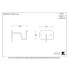 Pewter Mounting Bracket (pair)